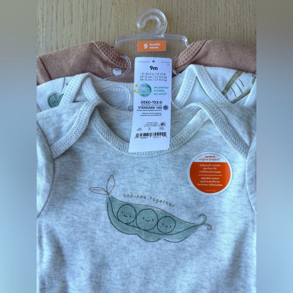 Carter's- Baby Bodysuit Set of 3